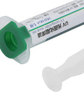 Liquid Solder Paste For Electronics, Solder Mask Ink Flux Paste With UV Light Curing For PCB Soldering And BGA Repair, needle tip