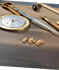 Dope Copper Grease Fitting Kit, 9 Piece Universal Nipple Adapters For Cars And Trailers shown on a wooden surface