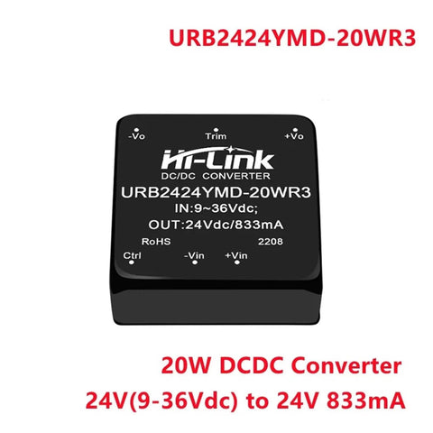 Top Tier Isolated Dc To Dc Converter 20W Power Supply Module for 24V to 24V output designed for electronic projects.