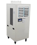 Heavy Duty 220 Volt Industrial Portable Air Conditioner Packing Serious Cooling Power On Smooth Caster Wheels And 14 Liter Tank