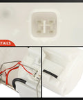 Close-up details of Drop In Electric Fuel Pump Module Assembly With Sending Unit For Honda Odyssey 2011 2012 2013 2014 2015 2016 V6 3.5L Replacement Part Easy Install Durable And Reliable Fuel Delivery Solution, showing connector and wiring.