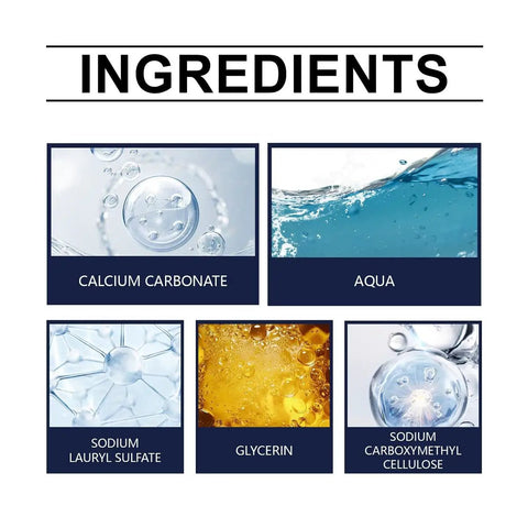 Image showing ingredients of Car Scratch Remover Kit With Polishing Pad And Repair Cream: calcium carbonate, aqua, glycerin.