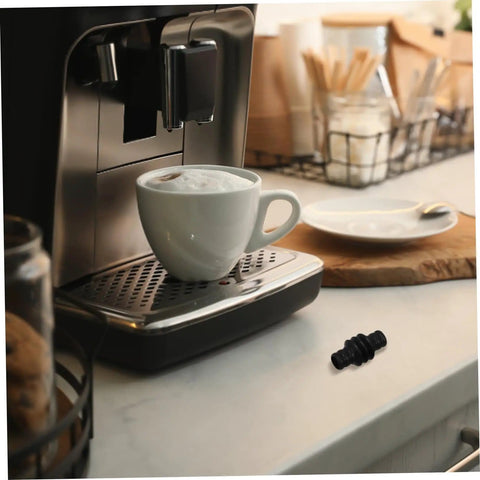 Rubber Insulation Cover For Espresso Machine Steam Wand Anti Scald Sleeve in kitchen with cup and espresso machine