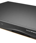 Workhorse 32 Port Kvm Switch With 8 Digital Paths And Dual AC Power Supply Taa Approved, shown from the left side with ports.