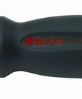 Ergonomic handle from 40 Piece Ratcheting Screwdriver Set With Interchangeable Shafts And Handles, 8 Degree Swing For Easy Access To Tight Fasteners