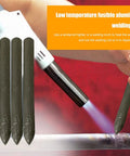 Aluminum Welding Rod Three Pack Tasteless Soldering Rod For Stainless Steel Iron And Aluminum Repairs Low Splatter High Corrosion Resistance
