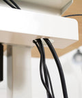 Under Desk Cable Management Tray For A Clean Home Office, 16.5 Inch Cord Organizer Keeps Power Strips And AV Cables Hidden