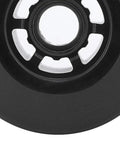 Close-up of 90mm PU 80A electric scooter tire with shockproof feature, ideal for DIY skateboards and longboards.