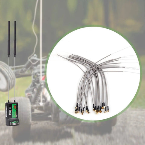 2.4GHz Receiver Antenna for Multi-Port Drone RC Systems and Aircraft, Snug Fit 15cm Antenna, 20 pcs durable ABS