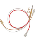 Outdoor Patio Heater Thermocouple Sensor Kit with M8 x 1 End Connection Nuts and M6 x 0.75 Thread 16.2 Inch Wire 0.25 Inch Flat Terminal