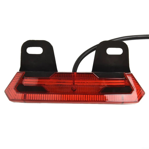 Ultra Bright 12V E Bike Taillight With Turn Signals And Brake Function For Night Rides Enhanced Safety System Reduces Accident Risk red ABS rear light