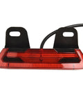 Ultra Bright 12V E Bike Taillight With Turn Signals And Brake Function For Night Rides Enhanced Safety System Reduces Accident Risk. red ABS rear light with cable