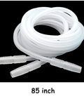 Two Pack Premium Silicone Y Type Hoses Tubing For Vacuum Cupping Machine Accessories 85 Inch Long Inner Diameter 0.22 Inch Outer Diameter 0.33 Inch Fits 210ml 180ml 160ml 150ml Cups Soft Clear Tubing For Breast And Buttocks Lift.
