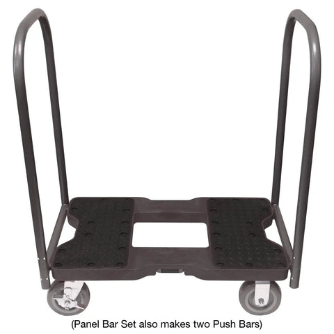 Heavy Duty Panel Cart Dolly With Black Steel Frame And Grip Grabbing 6 Inch Swivel Casters Hassle Free Moving Gear For Contractors And Movers Optional E Strap Safety Lanyard Included