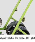 Hand Push Seeder For Precise Seed Planting Manual Vegetable Planter adjustable handle and wheels detail