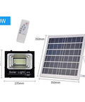 JUDYSSY Creative Ip67 Waterproof 108 LEDs 60W Solar Security Lights with remote control and solar panel measurements.