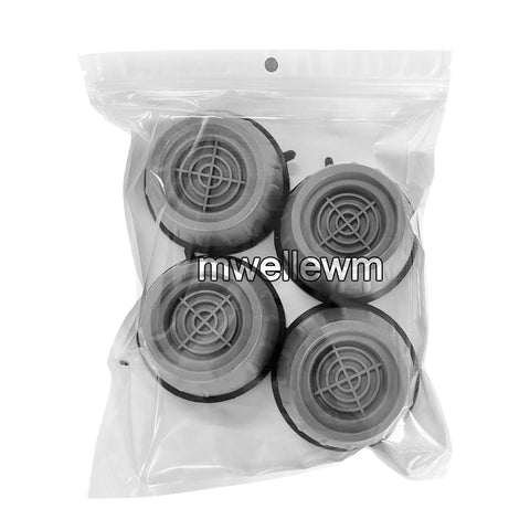 Heavy Duty Washing Machine Vibration Pads 4 Pack With Tire Grade Rubber And Honeycomb Grip for quiet spin, packaged view