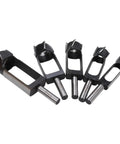 Top Shelf Wood Plug Cutters Set Gonna Make Your DIY Projects Dead Easy With Five Pro Grade Drill Bits sized 15-35mm, carbon steel construction.