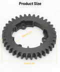 35T 1.5 Mod Spur Gear For Traxxas RC Cars Upgrade Main Gear shown with dimensions, reinforced hardened steel, for XMaxx 6S 8S XRT