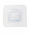 Sick Wall Mount Hooks clear adhesive base for secure and rust-proof mounting of coats, bags, and pictures.