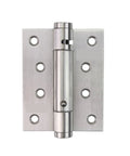 Two Pack Ball Bearing Butterfly Butt Folding Self Closing Door Hinges Stainless Steel Adjustable For Wooden Doors Spring Loaded Heavy Duty