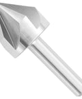 Boss Level 3/4 Inch High Speed Steel Countersink Drill Bit With Self Starting Tip angled view showcasing the tip design.