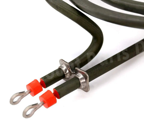 Close-up of 4 Pack MP22YA Electric Range Burner Element Set with connectors for 6 Inch MP15YA and 8 Inch MP21YA replacement.