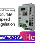 380V 5.5KW Variable Frequency Drive For 3 Phase Motors Industrial Grade VFD Inverter Speed Controller with display