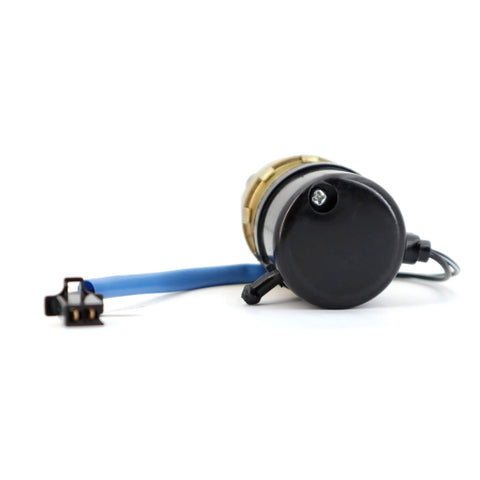 Electric Fuel Pump Direct Replacement For VT750C VT750CD VT750DC Shadow Ace 750 1998 2003 12V 2-4 PSI High Flow 40 LPH OE-Quality Fit Replaces 16710-MBA-612 And 16710-MBA-611 No Modifications showing side and rear view.