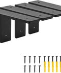 Heavy Duty 6 By 4 Inch Shelf Brackets Pack Of 4 Die Cast Alloy Right Angle Corner Braces With Premium Mounting Hardware