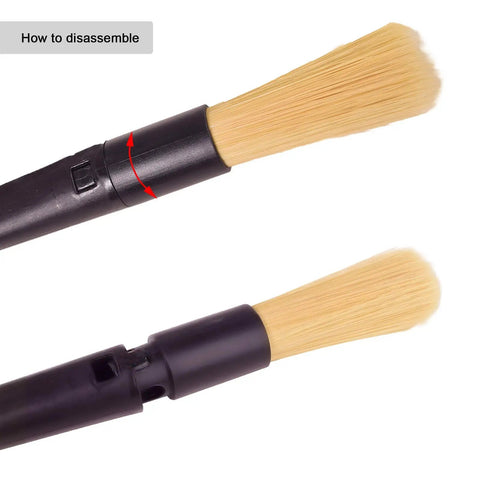 Dual End Coffee Cleaning Brush For Espresso Machines And Home Barista Gear Pro Grade Soft Grinder Brush And Dusting Brush