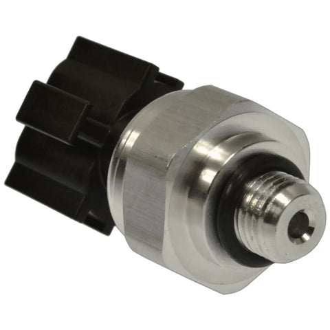 Straight Swap AC Compressor Cut Off Switch For Kia Soul Ev 2015 2016 Oem Replacement, detailed view of connector and metal body.