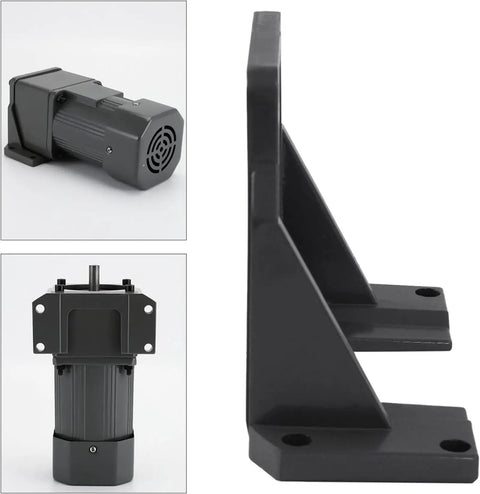 Beefy Heavy Duty Aluminum Motor Mount Bracket For 180W To 250W Equipment, side view and motor setup components visible