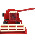 Front view of International Harvester 1460 Combine Die Cast Model One Sixty Fourth Scale With Rear Wheel Assist And Interchangeable Heads