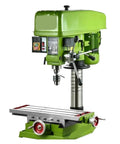 Heavy Duty Manual Tapping Rig Serving Hard Core Stability And No Fuss Depth Tweaks For Smooth Industrial Grade 220V Or 380V Bench Drilling Tasks With Corrosion Resistant Floor Mount For Serious Shop Workers, featuring a green metal finish and a sturdy base.