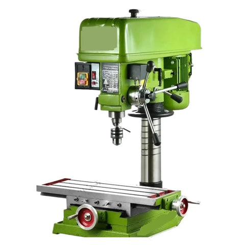 Heavy Duty Manual Tapping Rig Serving Hard Core Stability And No Fuss Depth Tweaks For Smooth Industrial Grade 220V Or 380V Bench Drilling Tasks With Corrosion Resistant Floor Mount For Serious Shop Workers, featuring a green metal finish and a sturdy base.