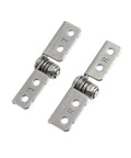 2 Pack Stainless Steel Torque Shaft Hinges With Adjustable Torque And 90 Degree Damping Locking Action, Left And Right Set, 66mm Shaft