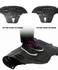 Heavy Duty Engine Splash Shield For Kia K5 2021 To 2025 Underbody Skid Plate Guard shown from top and bottom perspectives.