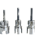 Internal And External Pipe Threading Tool Set For PVC Pipes One Half Inch Three Quarters Inch And One Inch Pro Electric Drill Compatible