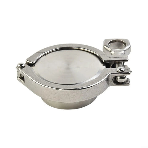 Premium 2 Inch Tri Clamp End Cap Kit Made From Durable SS304 Stainless Steel Includes Ferrule Weld Ring Gasket For Smooth Pipeline Systems Perfect For High Temp Fluids Up To 300 Degrees F, 2 inch SS304 tri clamp end cap with gasket