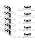Full Extension Drawer Slides Set Of 10 Pcs With Detachable Quick Release Latches for tool-free install shown in a side view.
