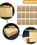 Self Sealing Kraft Bubble Mailers 16x22cm Padded Shipping Bags 25 Pack for Mailing and Shipping, multiple uses application