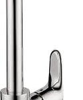 Chrome Bar Kitchen Faucet For Single Hole Install, Slick Bar Sink Faucet With Aerated Spray, Solid Brass Construction