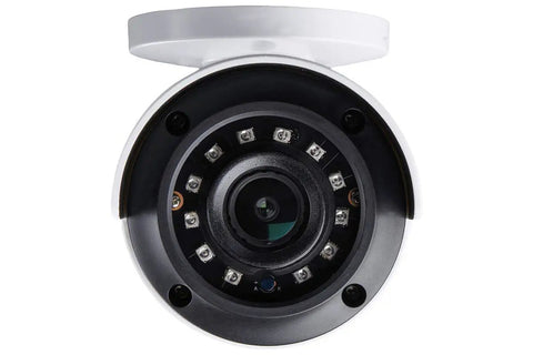 Front view of 4K Ultra HD Analog Indoor And Outdoor Security Camera Add On With Color Night Vision Requires Recorder for surveillance footage