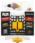 Drywall Hole Repair Kit With 36 Plugs In Three Sizes Half Inch Five Eighths Inch And Three Quarter Inch No Mesh No Spackle