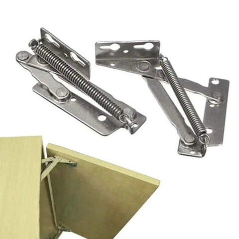 Heavy Duty Stainless Steel Cabinet Hinges With 80 Degree Sprung Mechanism, 20mm Side Panel Fit, built to last, shown installed on a cabinet.