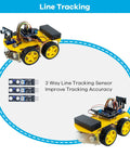 Smart Robot Car Kit With Ultrasonic Sensor And R3 Board Compatible With Arduino IDE No Brainer Setup Beginner Friendly Tutorial