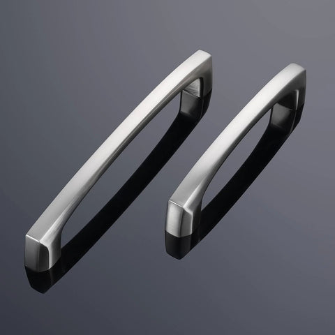 10 Pack Brushed Nickel Cabinet Pulls 5 Inch 128mm Long Kitchen Cabinet Handles with smooth finish, durable hardware made from premium alloy.