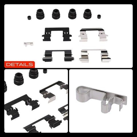 Top Notch Front Side Disc Brake Hardware Kit For Nissan Rogue And Kizashi Replacing 13520Q Essential Upgrade For Smooth Stopping Power On Your Rides