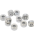 Quiet 3x8x4 mm Bearing Ball Kit For Micromotor Handpieces And Electric Nail Drills, 10 Pack, sealed metal bearings